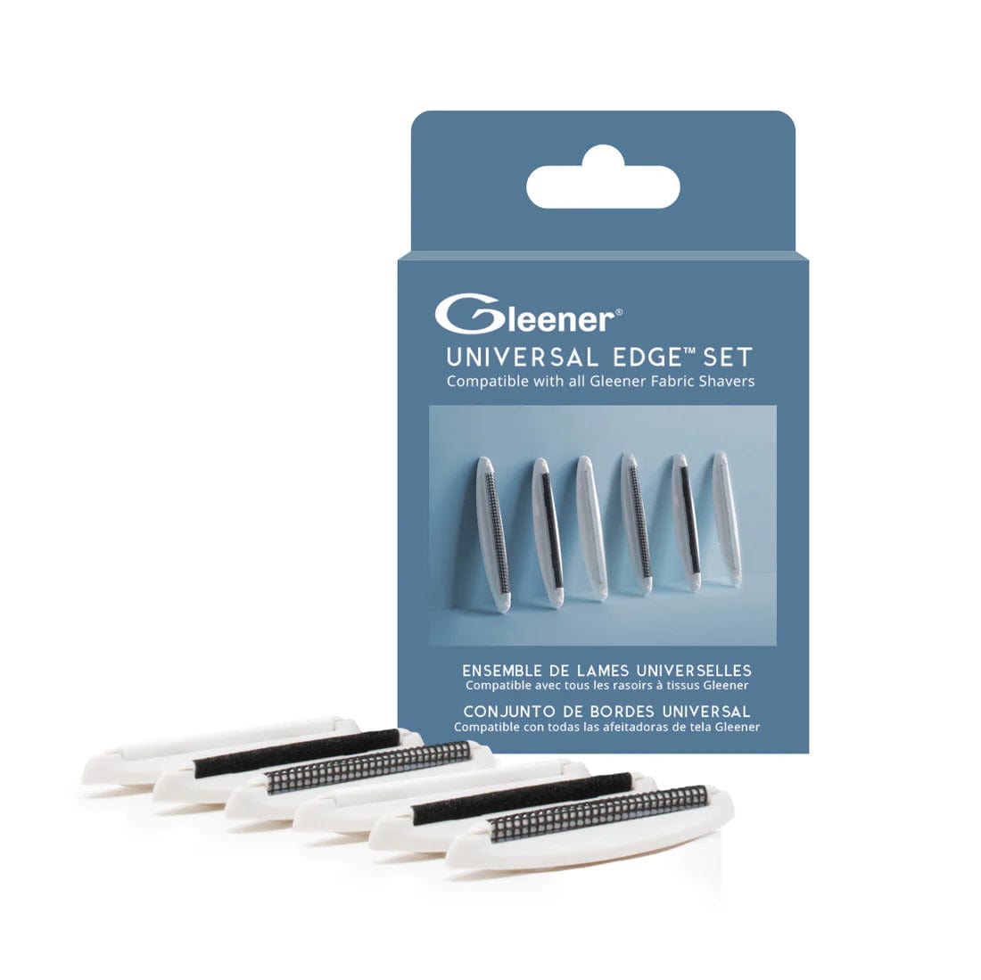 Gleener Other Fiber & Fabric Care Gleener Replacement Edge Set for all Gleener Fabric Shavers (6-pack)