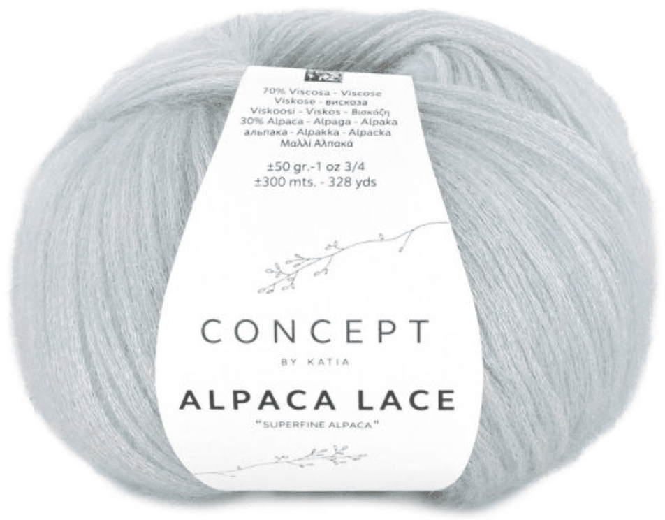 Katia Yarn Green-Blue Katia Alpaca Lace