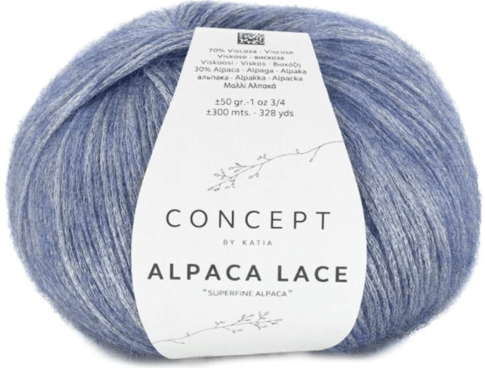 Katia Yarn Medium Blue Katia Alpaca Lace