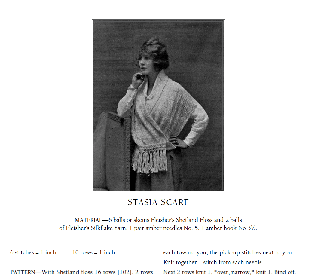 Long Thread Media Books 7 Stylish Scarves from 1918 to Knit eBook (Printed version)
