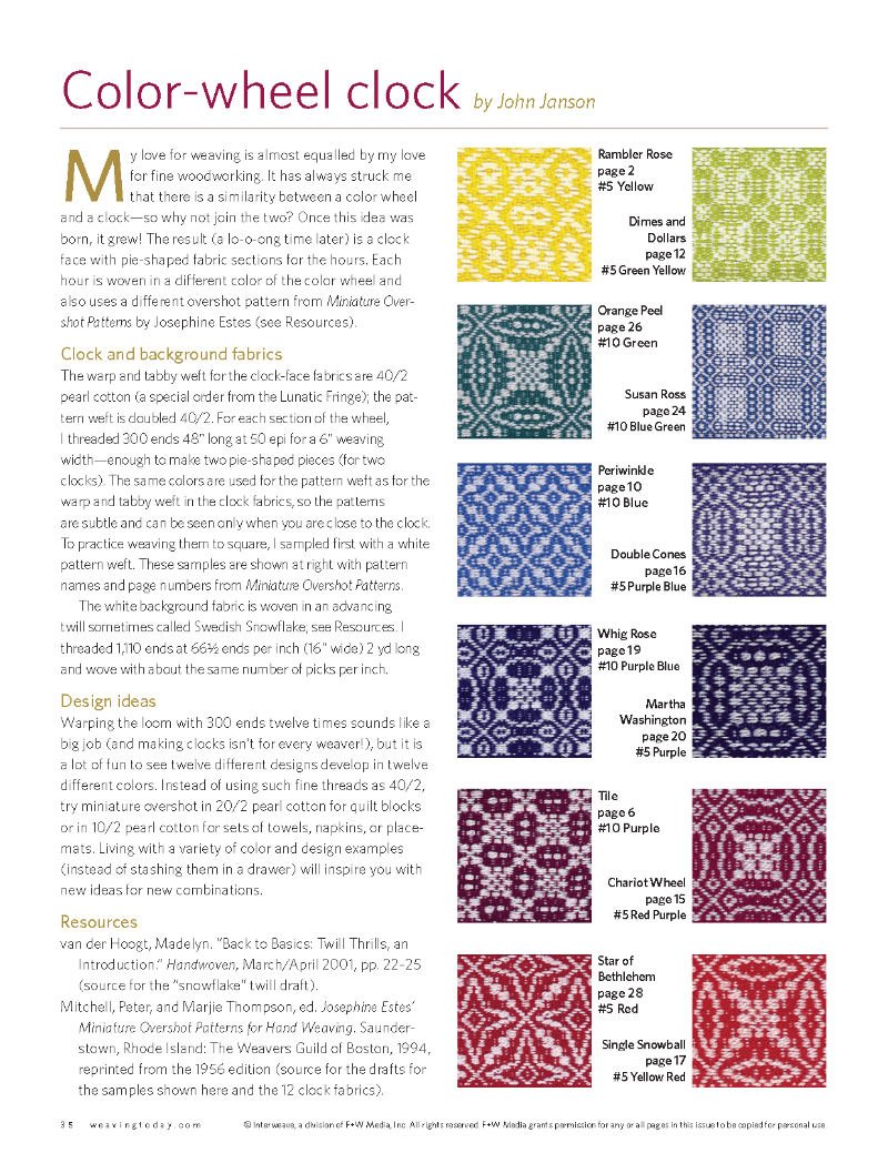 Long Thread Media Books Best of Handwoven Technique Series: Color! Everything a Weaver Needs to Know eBook (Printed version)