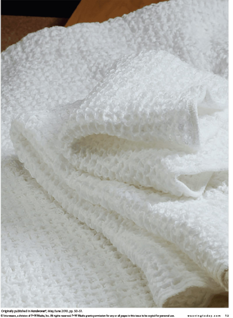 Long Thread Media Books Best of Handwoven Technique Series: Waffle Weave eBook (Printed version)