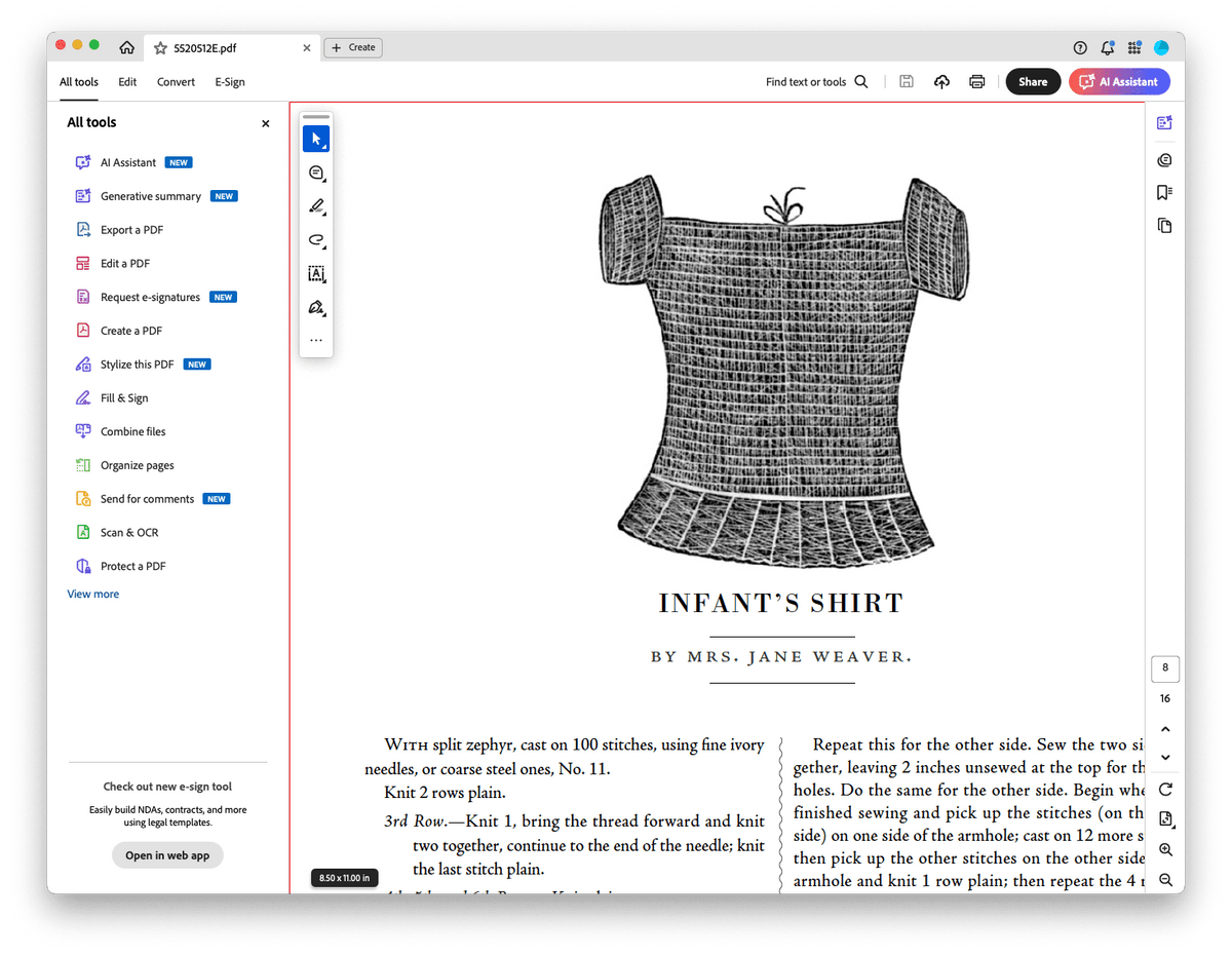 Long Thread Media Books PieceWork Presents: Patterns from 1862 Peterson Magazine – eBook printed copy