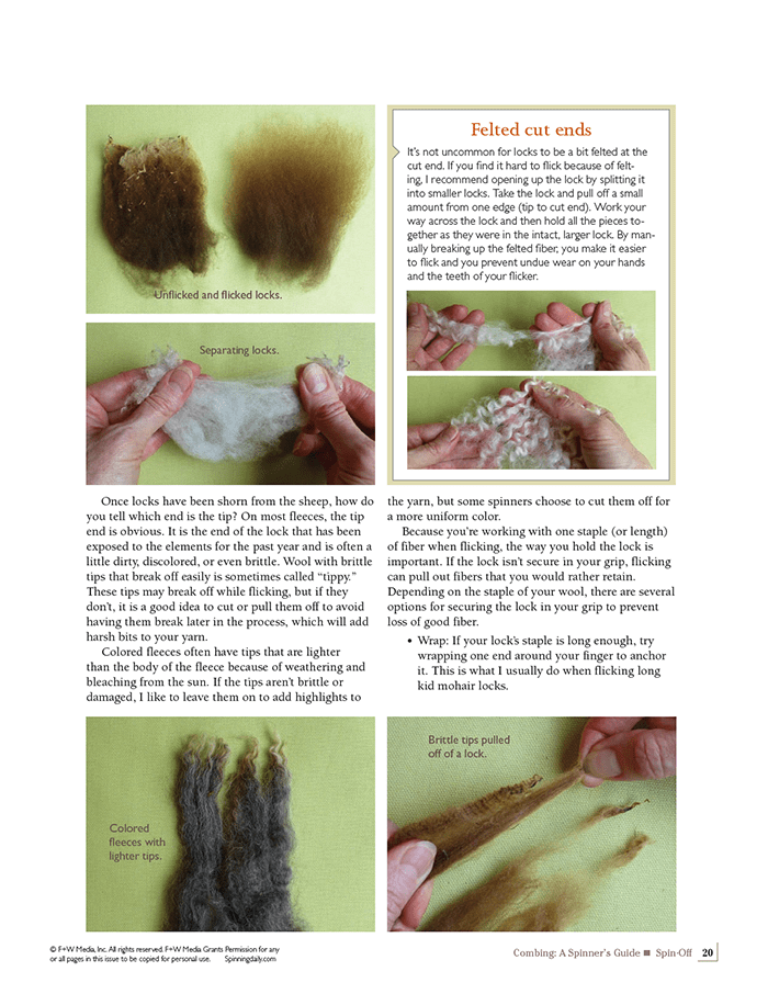 Long Thread Media Books Spin-Off Presents: Combing: a Spinner's Guide- eBook Printed Copy