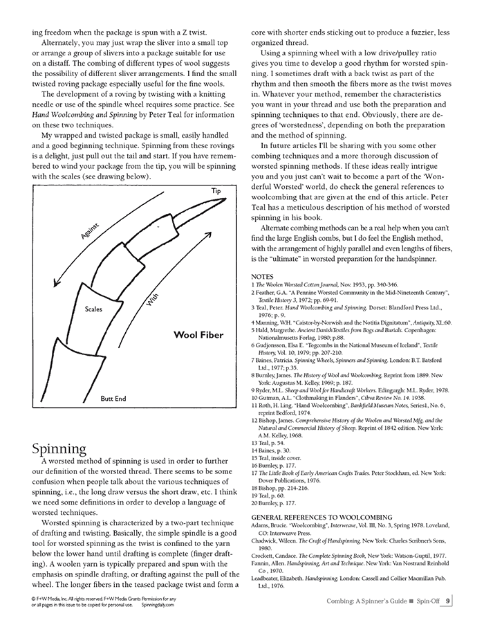 Long Thread Media Books Spin-Off Presents: Combing: a Spinner's Guide- eBook Printed Copy