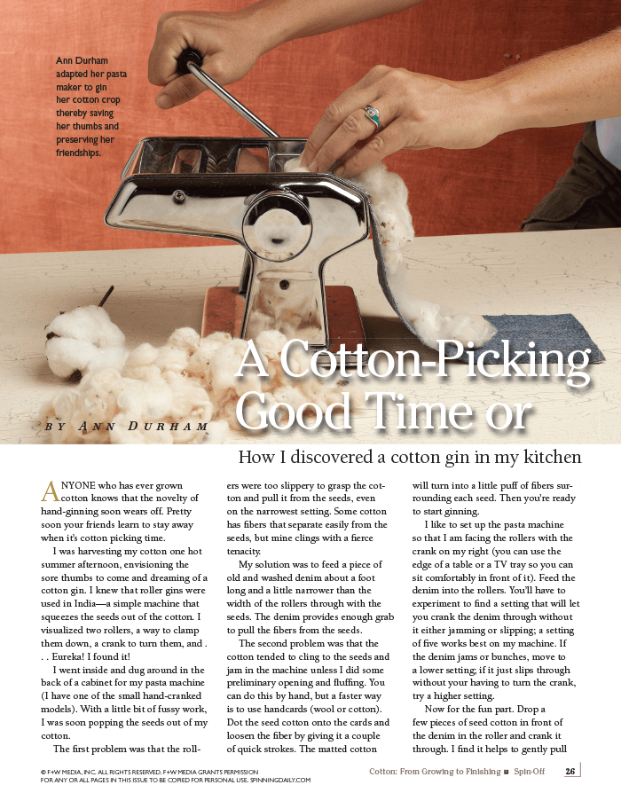 Long Thread Media Books Spin-Off Presents: Cotton from Growing to Finishing: eBook Printed Copy