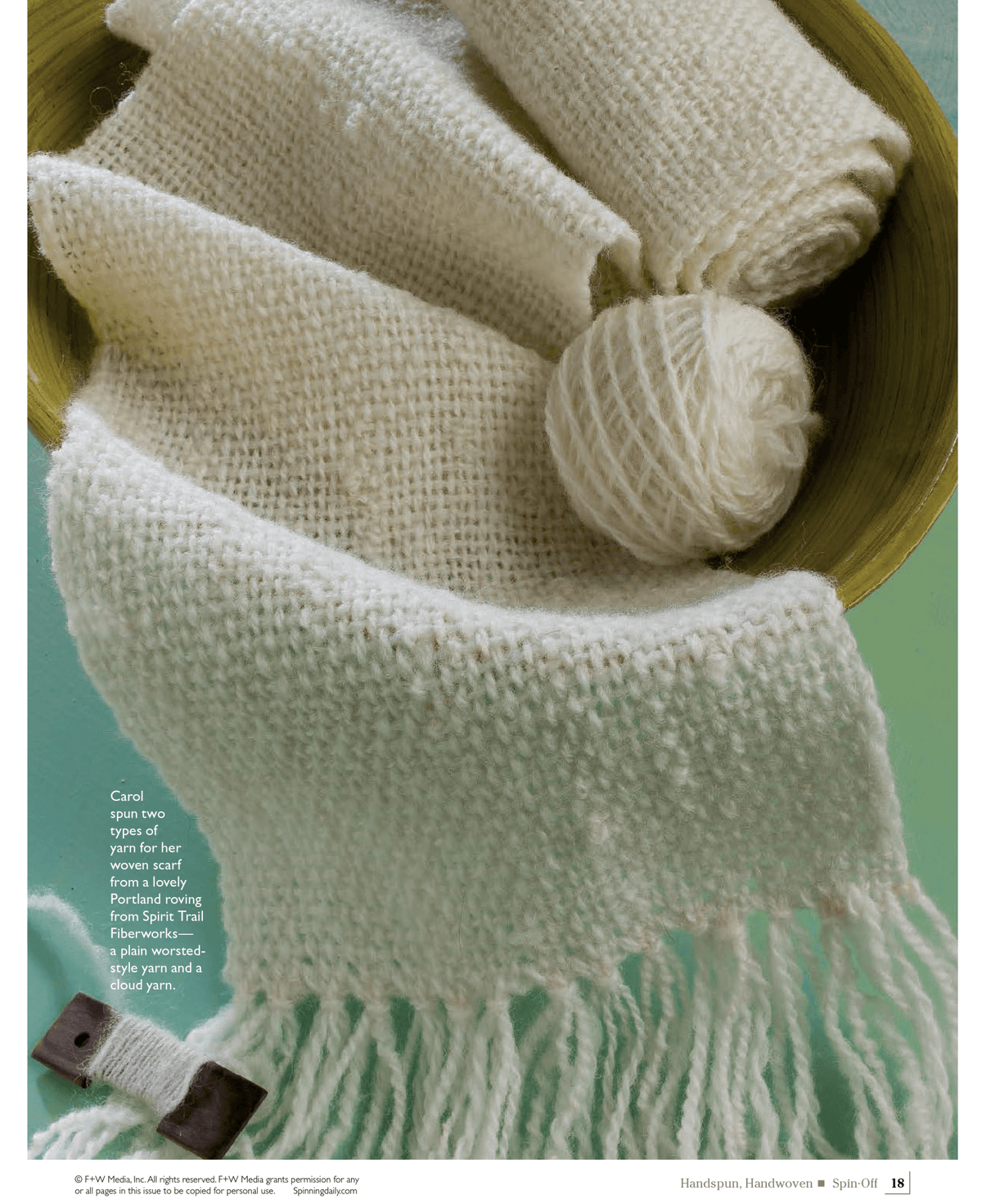 Long Thread Media Books Spin Off Presents: Handspun, Handwoven - eBook Printed Copy