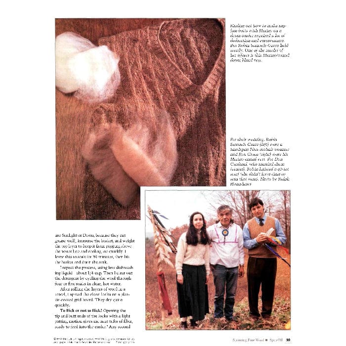 Long Thread Media Books Spin-Off Presents: Spinning Fine Wool: eBook Printed Copy