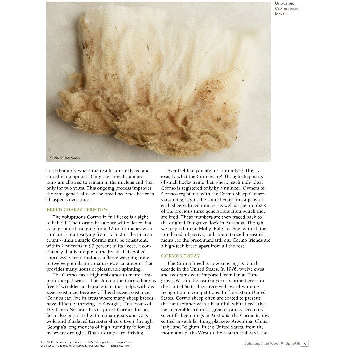 Long Thread Media Books Spin-Off Presents: Spinning Fine Wool: eBook Printed Copy