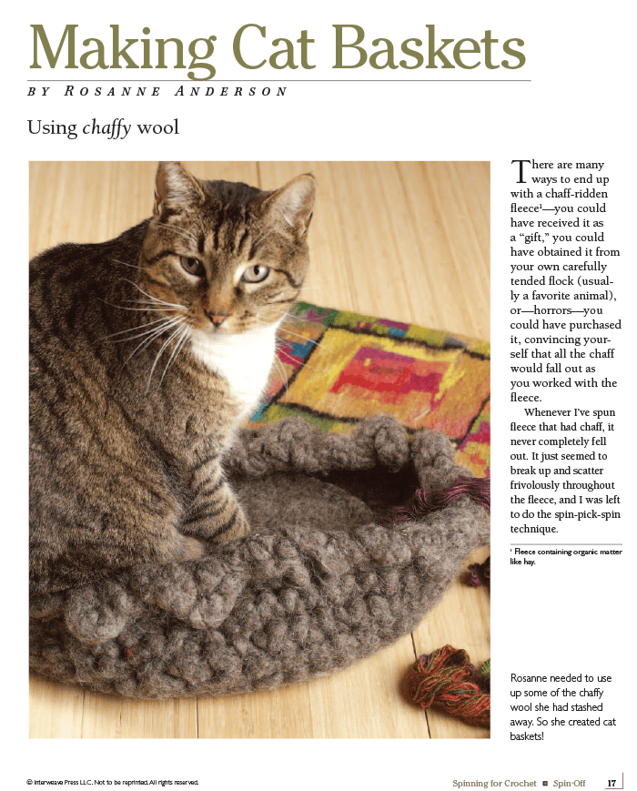 Long Thread Media Books Spin-Off Presents: Spinning for Crochet: eBook Printed Copy