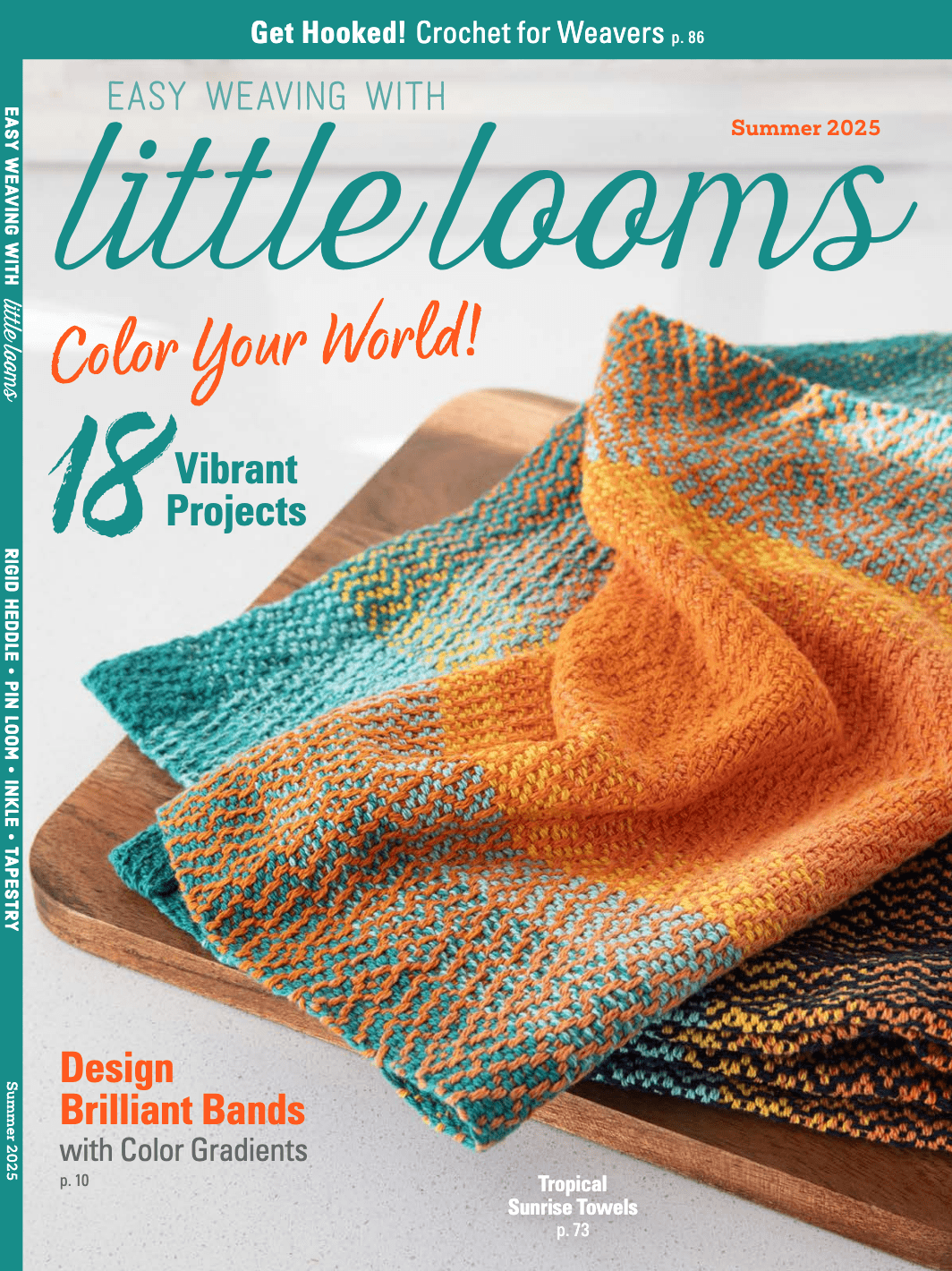 Long Thread Media Magazines Easy Weaving with Little Looms, Summer 2025