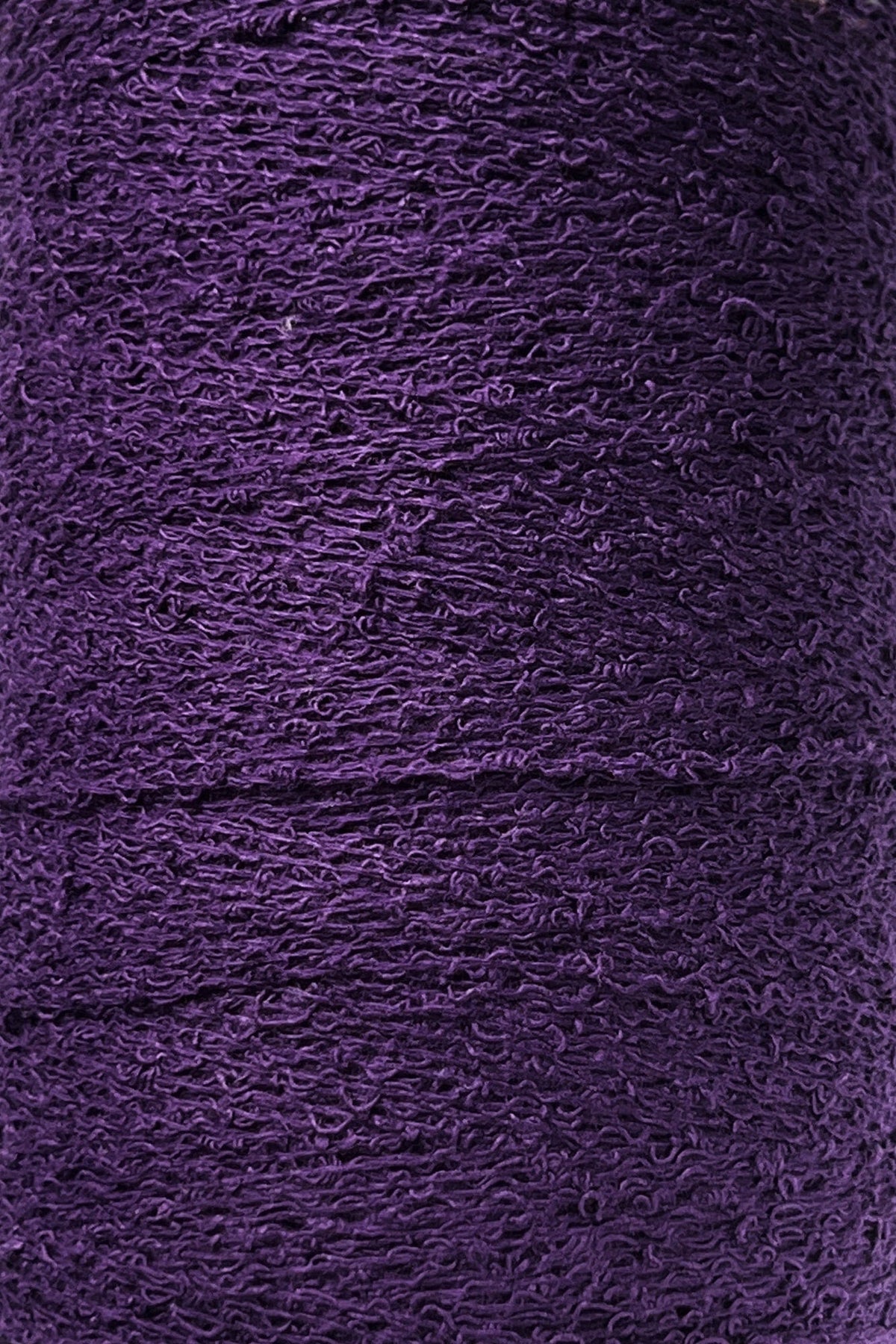 Maurice Brassard Yarn Mauve Cotton Bouclé Yarn | Tube