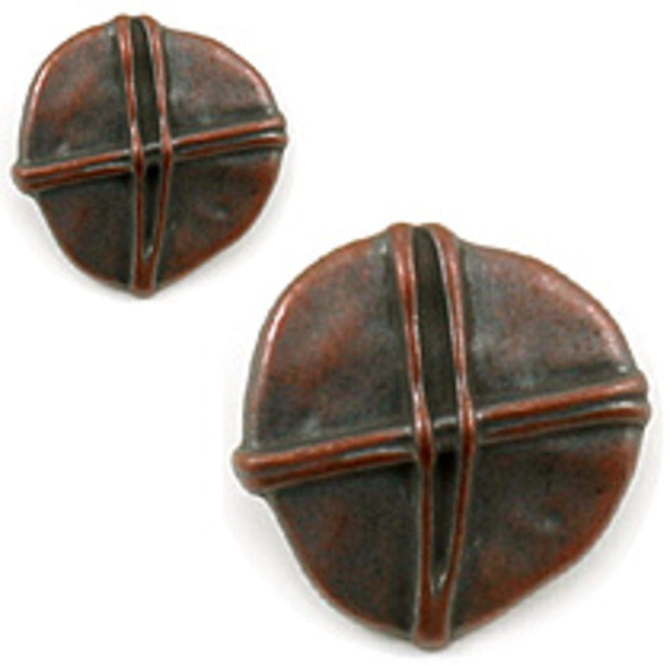Dill Buttons of America, Inc Buttons Med .575" Copper Rustic Button
