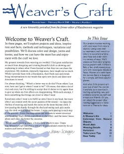 Plain Tabby Press Magazines Weaver's Craft Issue 1: Colorways from Natural Objects