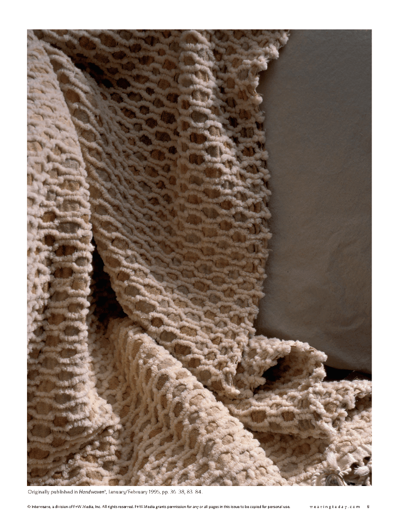 Long Thread Media Books Best of Handwoven Technique Series: Honeycomb eBook (Printed version)