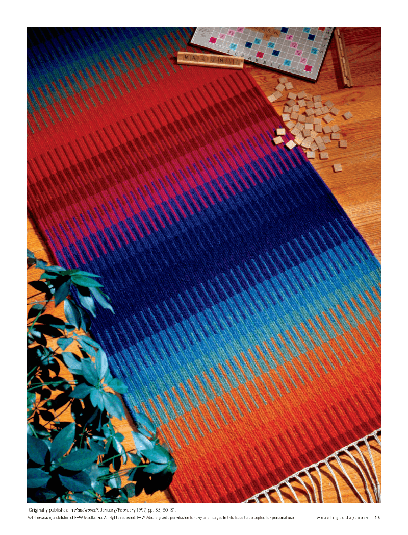 Long Thread Media Books Best of Handwoven Technique Series: Top Ten Rugs on Four Shafts eBook (Printed version)