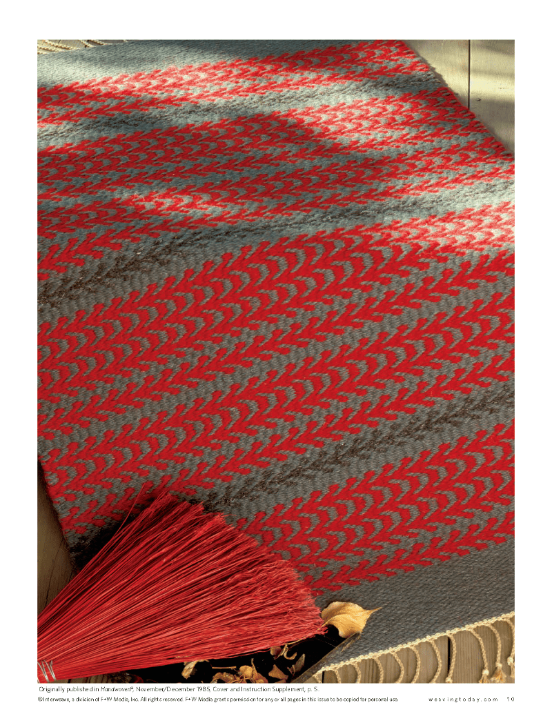 Long Thread Media Books Best of Handwoven Technique Series: Top Ten Rugs on Four Shafts eBook (Printed version)