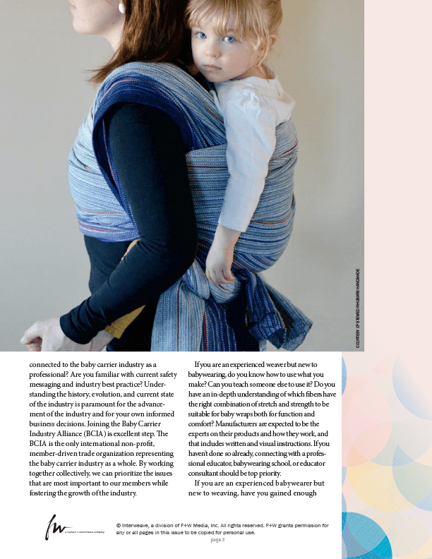 Long Thread Media Books Handwoven: Baby Wrap - eBook Printed Copy
