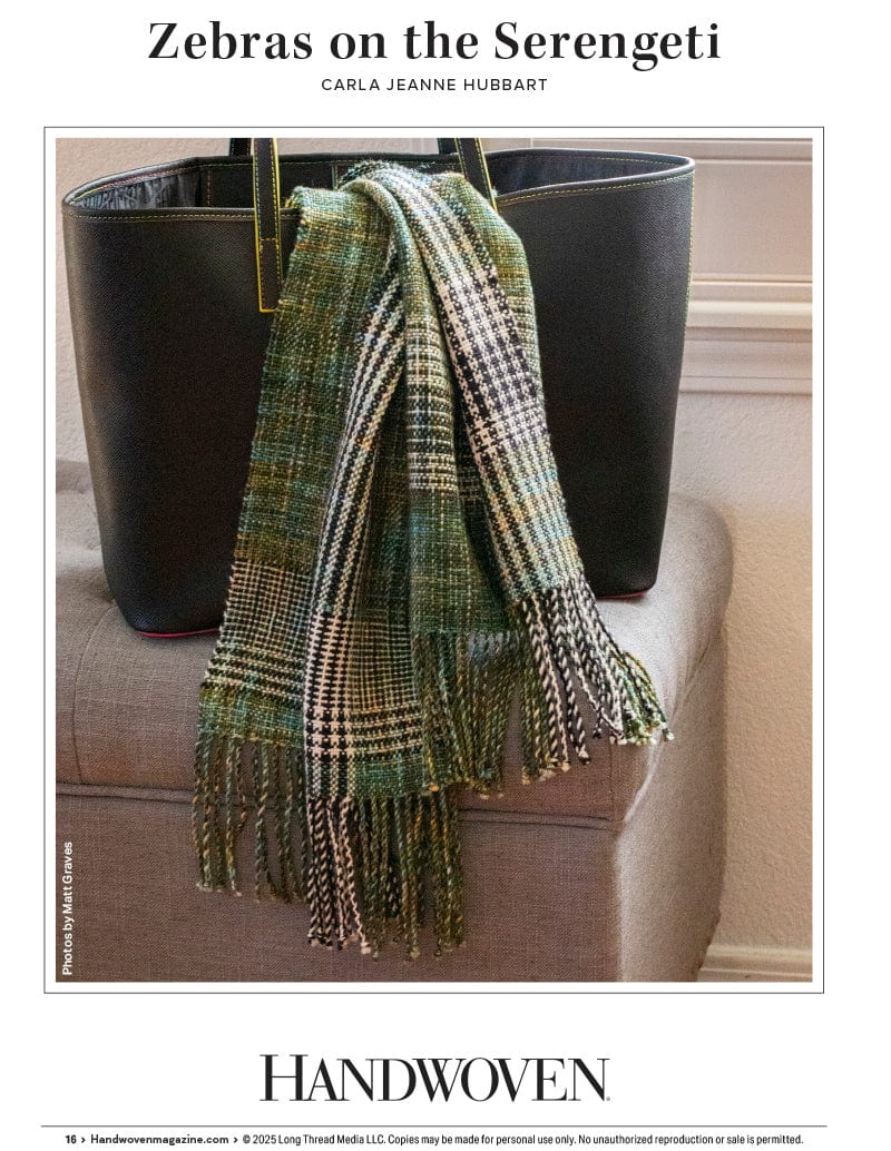 Long Thread Media Books Handwoven Bonus Collection #1: A Dozen Projects Inspired by the Seasons; Zebras, Indigo, and More - eBook Printed Copy