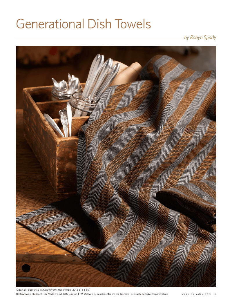 Long Thread Media Books Handwoven Master Weaver Series - Projects from Robyn Spady - eBook Printed Copy