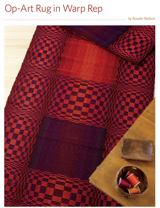 Long Thread Media Books Handwoven Master Weaver Series, Projects from Rosalie Neilson (Rep Weave) - eBook Printed Copy