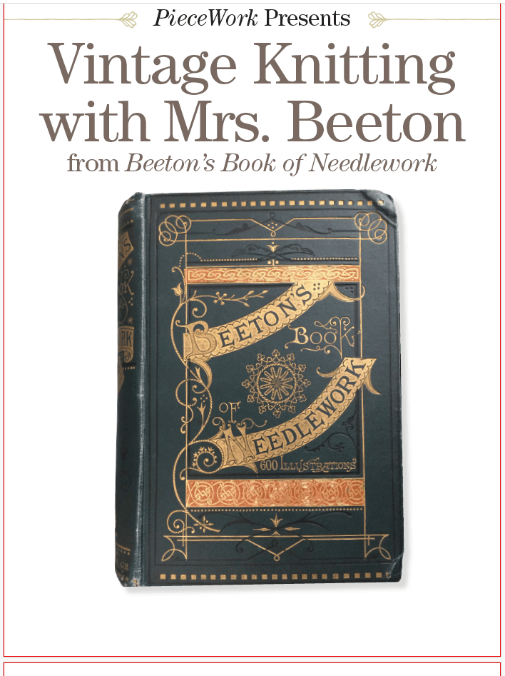 Long Thread Media Books PieceWork Presents: Vintage Knitting with Mrs. Beeton – eBook printed copy