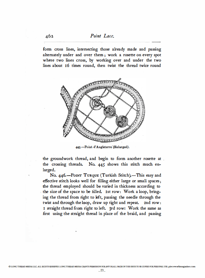 Long Thread Media Books PieceWork Presents: Vintage Lace with Mrs. Beeton – eBook printed copy