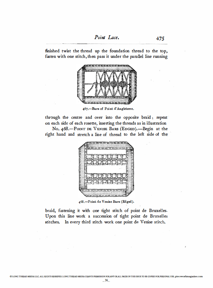Long Thread Media Books PieceWork Presents: Vintage Lace with Mrs. Beeton – eBook printed copy