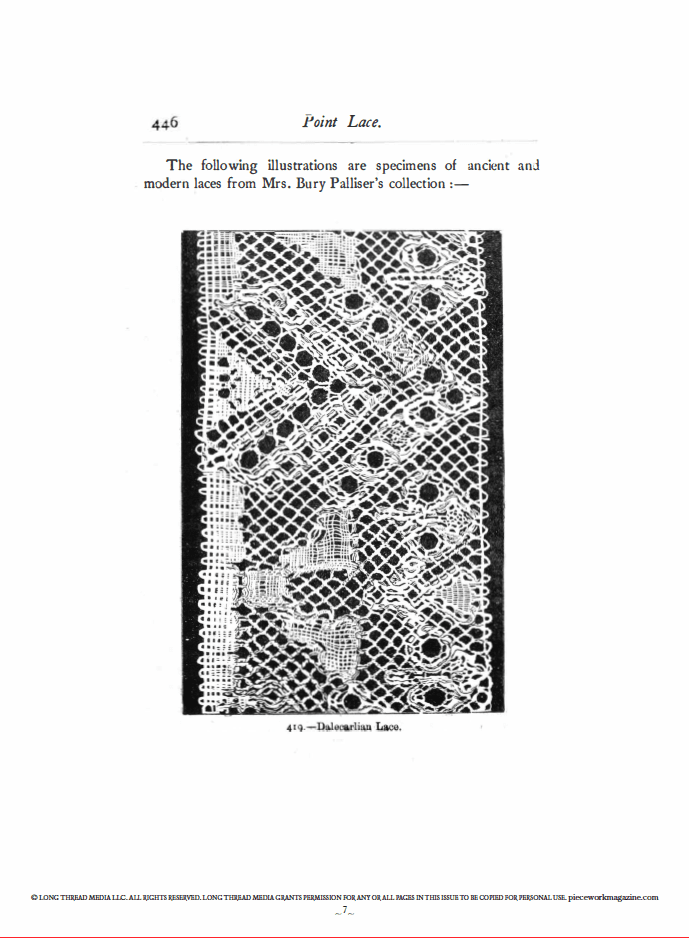 Long Thread Media Books PieceWork Presents: Vintage Lace with Mrs. Beeton – eBook printed copy