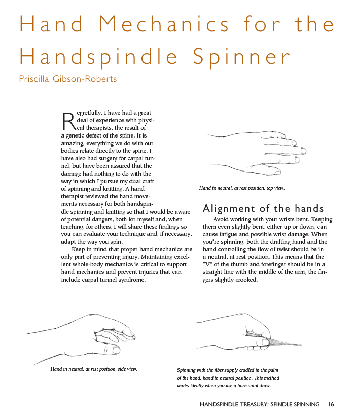 Long Thread Media Books Spin-Off Presents: A Handspindle Treasury: Spindle Spinning: eBook Printed Copy