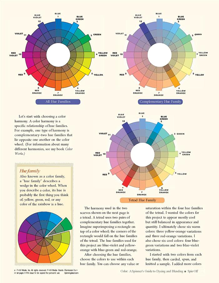 Long Thread Media Books Spin-Off Presents: A Spinner's Guide to Dyeing and Blending: eBook Printed Copy