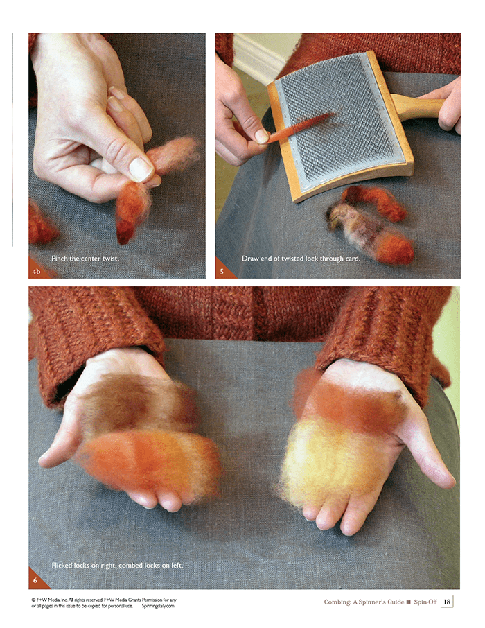 Long Thread Media Books Spin-Off Presents: Combing: a Spinner's Guide- eBook Printed Copy