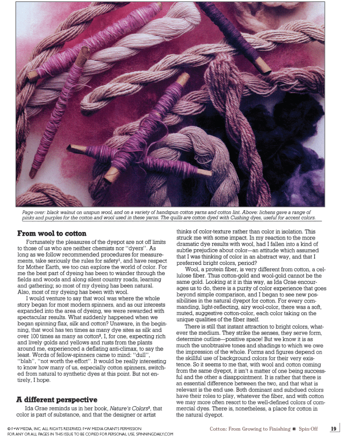 Long Thread Media Books Spin-Off Presents: Cotton from Growing to Finishing: eBook Printed Copy
