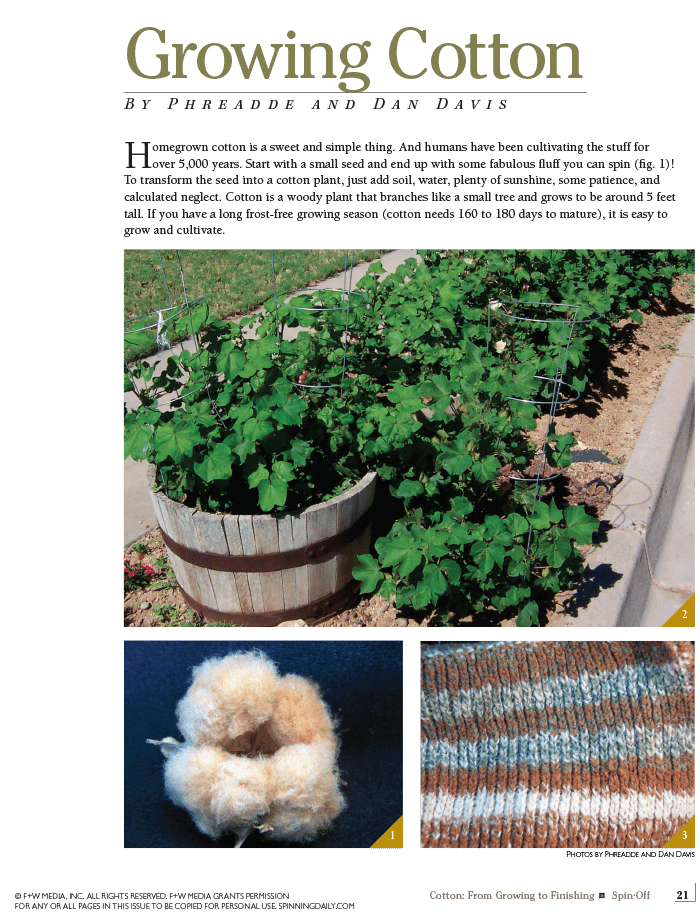 Long Thread Media Books Spin-Off Presents: Cotton from Growing to Finishing: eBook Printed Copy
