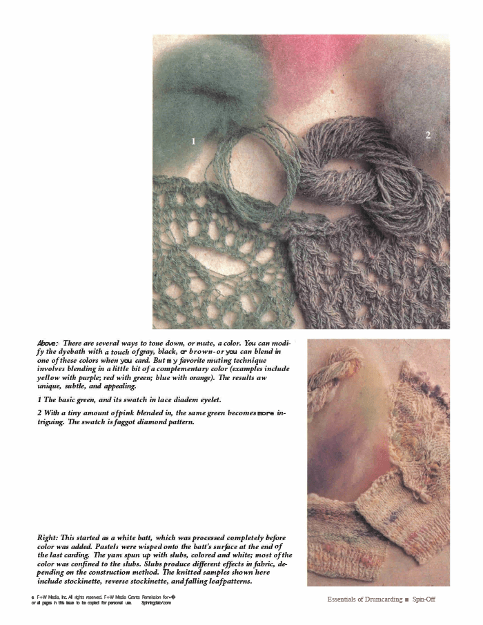Long Thread Media Books Spin-Off Presents: Essentials of Drum carding: eBook Printed Copy