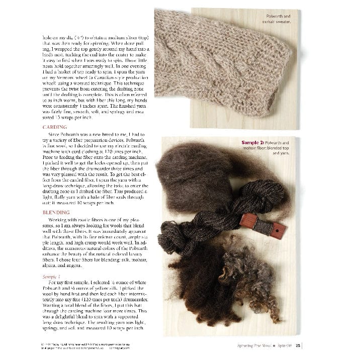 Long Thread Media Books Spin-Off Presents: Spinning Fine Wool: eBook Printed Copy