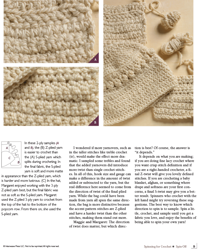 Long Thread Media Books Spin-Off Presents: Spinning for Crochet: eBook Printed Copy
