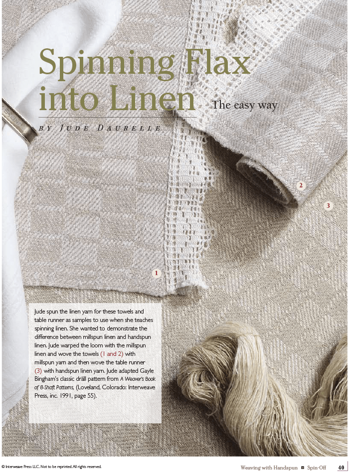 Long Thread Media Books Spin-Off Presents: Weaving with Handspun: eBook Printed Copy