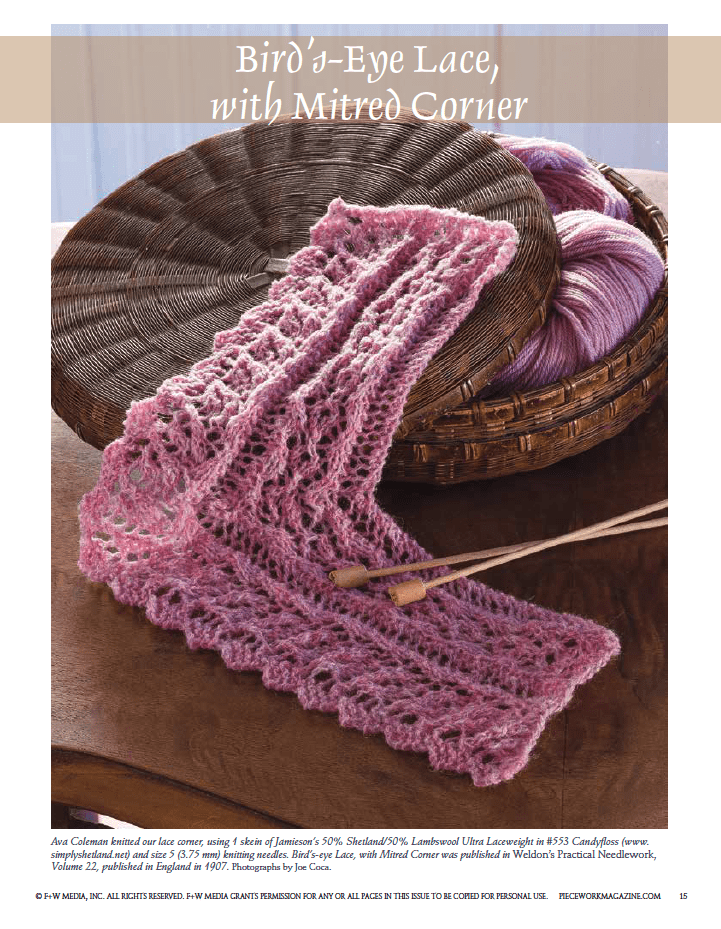 Long Thread Media Books Victorian Lace: 7 Timeless Projects to Knit – eBook printed copy