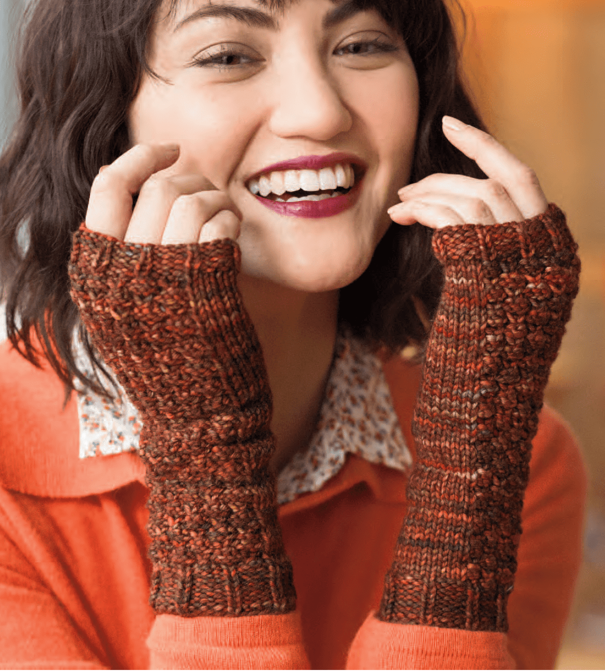 Malabrigo Yarn Digital Patterns Chelsea Market Fingerless Mitts Pattern by Christina Behnke, download