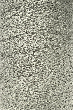 Maurice Brassard Yarn Gris Pale Cotton Bouclé Yarn | Mini-Cone