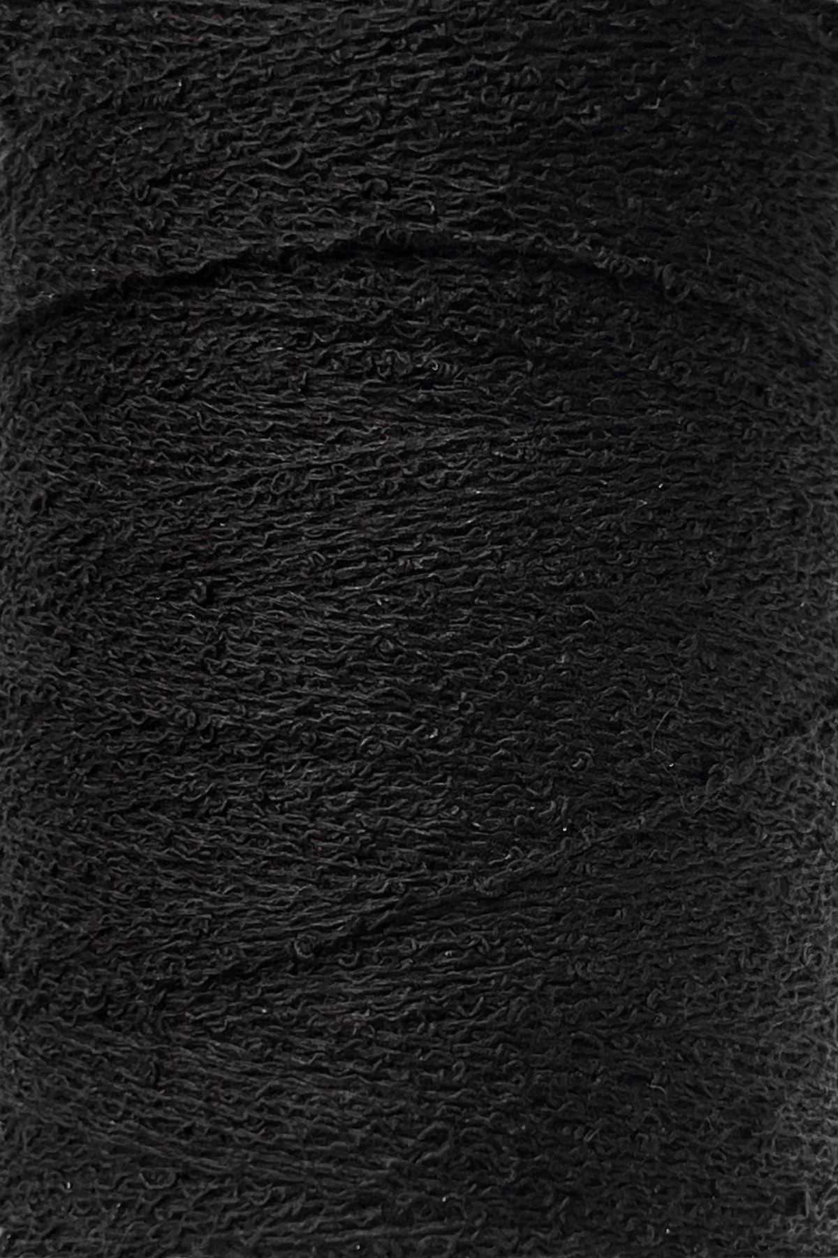 Maurice Brassard Yarn Noir Cotton Bouclé Yarn | Mini-Cone