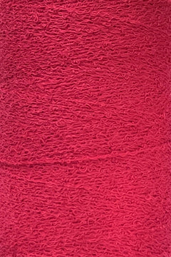 Maurice Brassard Yarn Rouge Scarlet Cotton Bouclé Yarn | Tube
