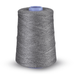 Revolution Fibers Yarn Charcoal Zephira Wool-Silk 2/18 Yarn | Large Cone