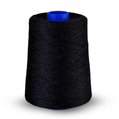 Revolution Fibers Yarn Ebony Zephira Wool-Silk 2/18 Yarn | Large Cone