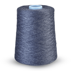 Revolution Fibers Yarn Indigo Zephira Wool-Silk 2/18 Yarn | Mini Cone