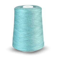 Revolution Fibers Yarn Teal Zephira Wool-Silk 2/18 Yarn | Mini Cone