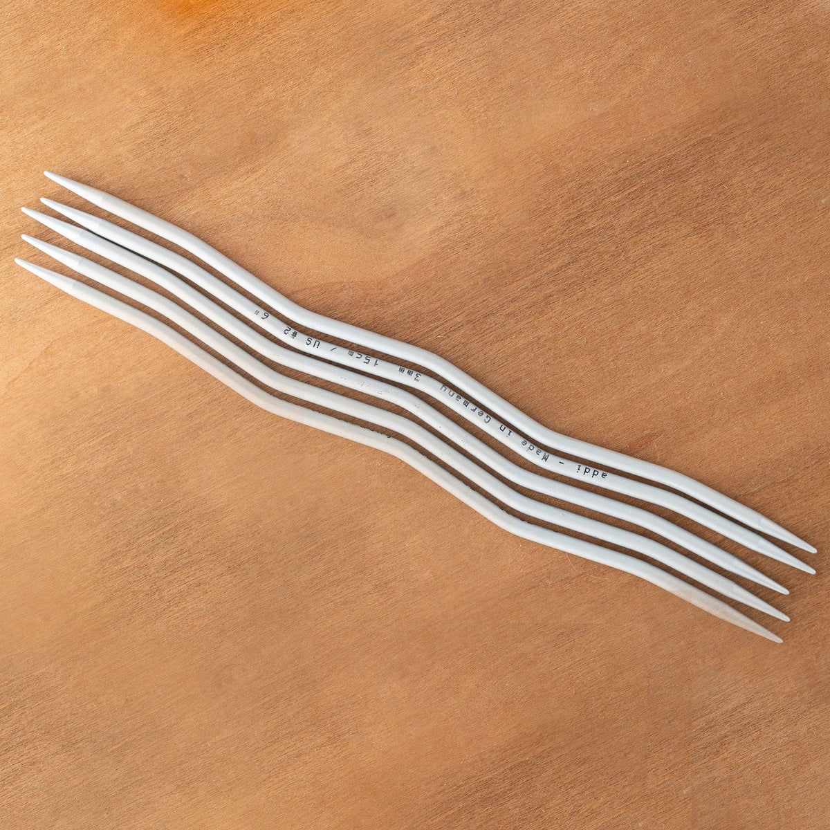 Skacel Double-Point Needles US 2 (3 mm) Addi CraSy Snake Double-Point Knitting Needles, 6 inch