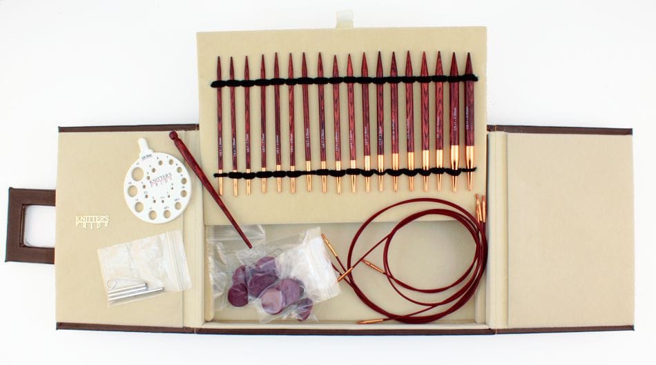 Accessories Unlimited Interchangeable Needle Sets Symfonie Rose Interchangeable Circular Knitting Needle Set