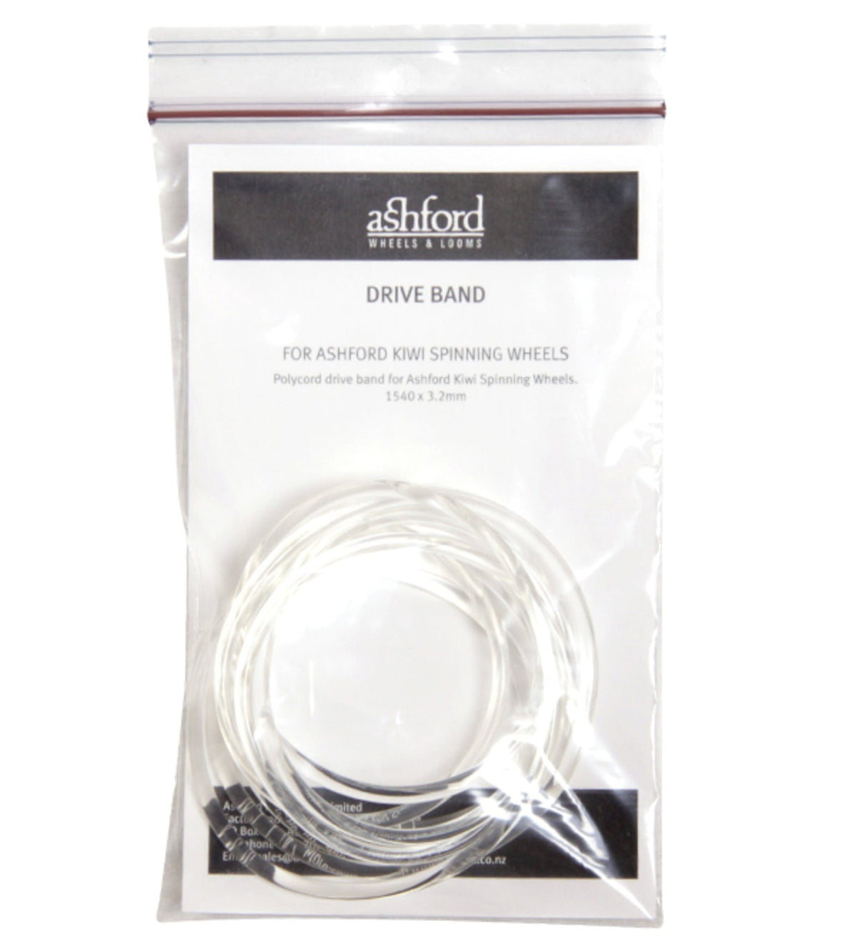 Ashford Handicrafts Limited Spinning Wheel Parts & Accessories Kiwi Ashford Polycord Drive Band